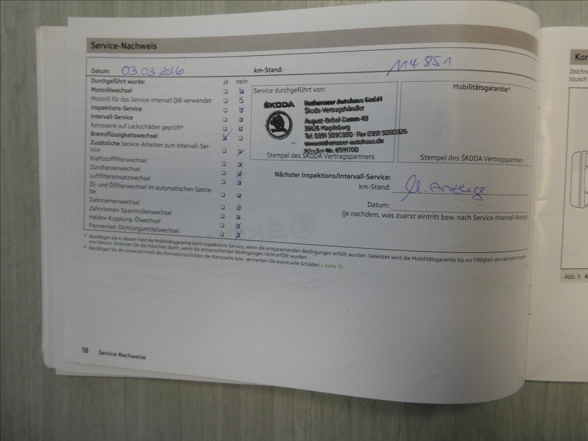 Škoda Octavia Kombi 2,0 l 103 kw