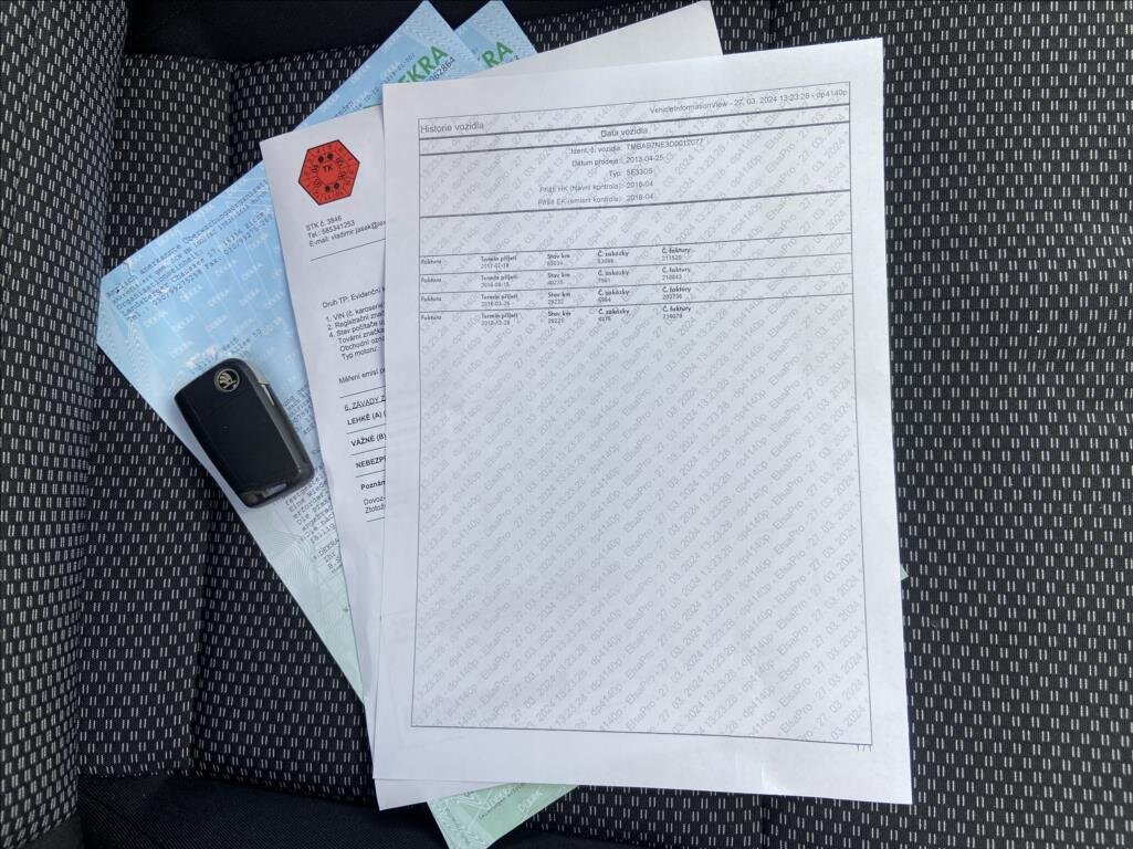 Škoda Octavia Sedan / Limuzína 1,2 l 77 kw