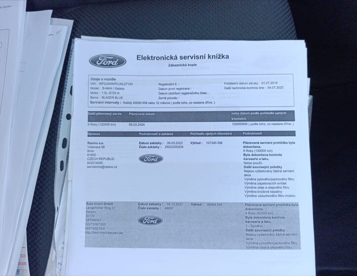 Ford S-MAX MPV 1,5 l 121 kw