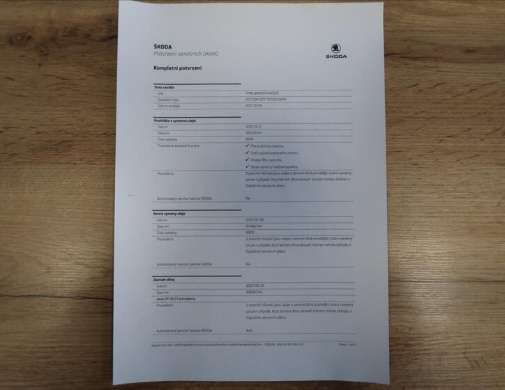 Škoda Octavia Kombi 2,0 l 110 kw