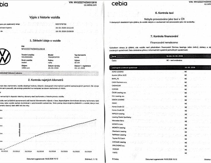 Volkswagen Transporter Kombi 1,9 l 90 kw