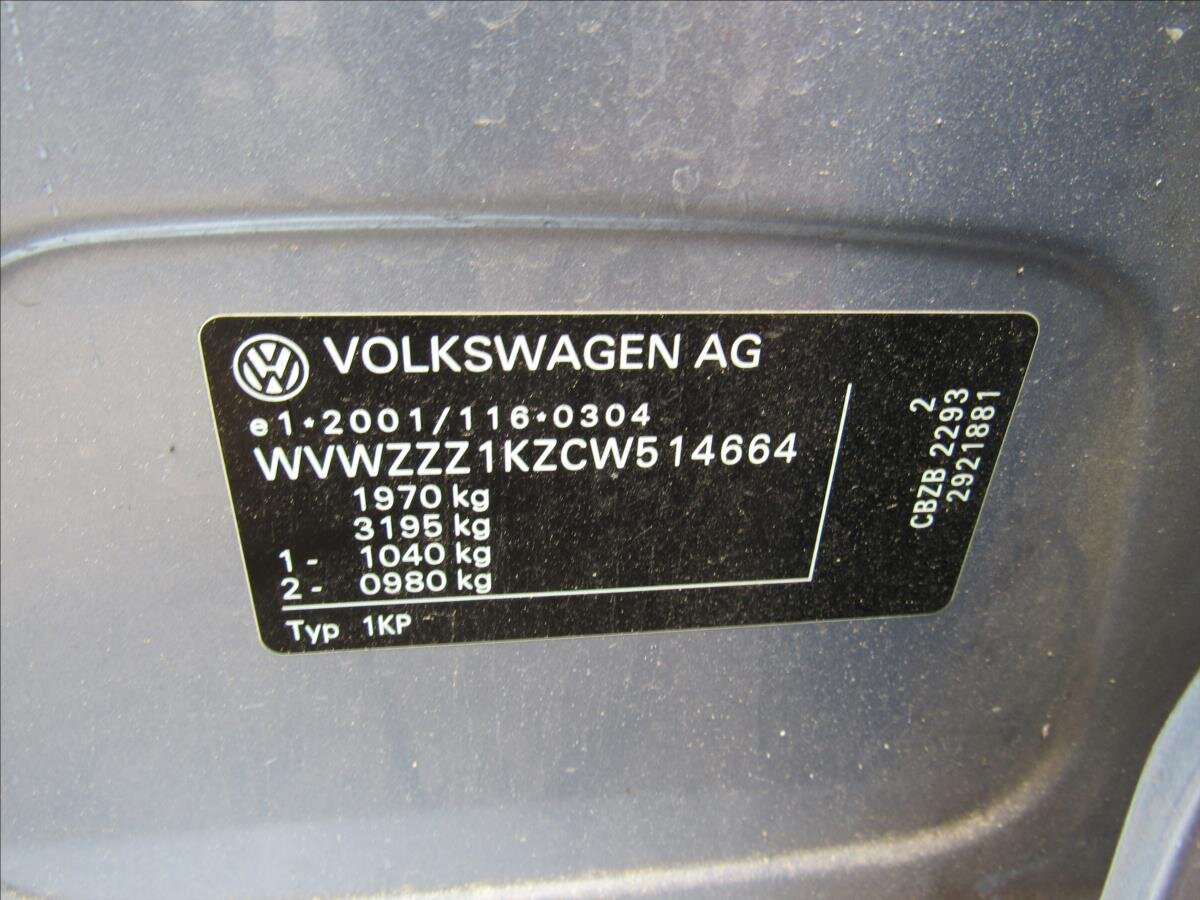 Volkswagen Golf Plus Hatchback 1,2 l 77 kw