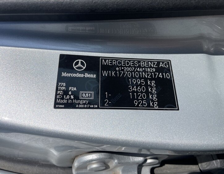 Mercedes-Benz Třídy A Kombi 2,0 l 85 kw