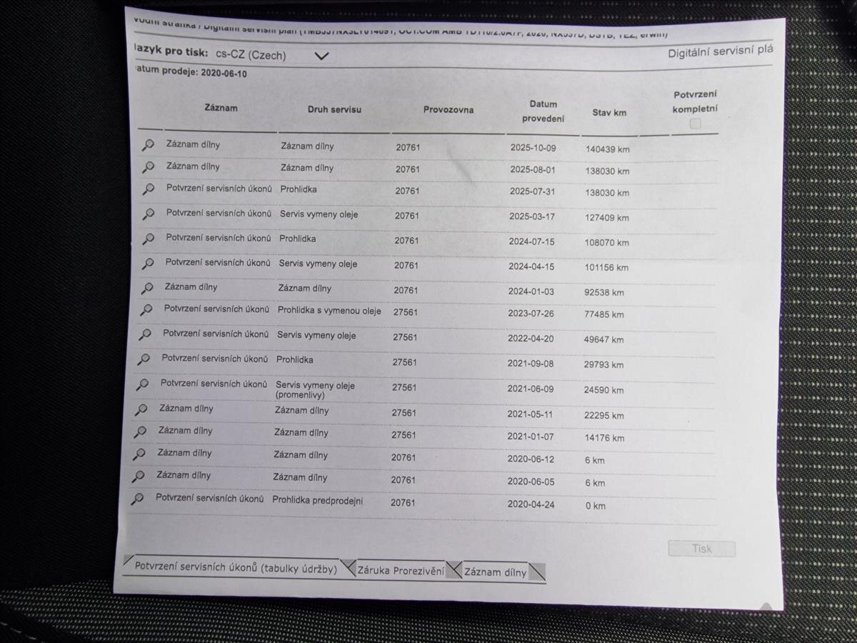 Škoda Octavia Kombi 2,0 l 110 kw