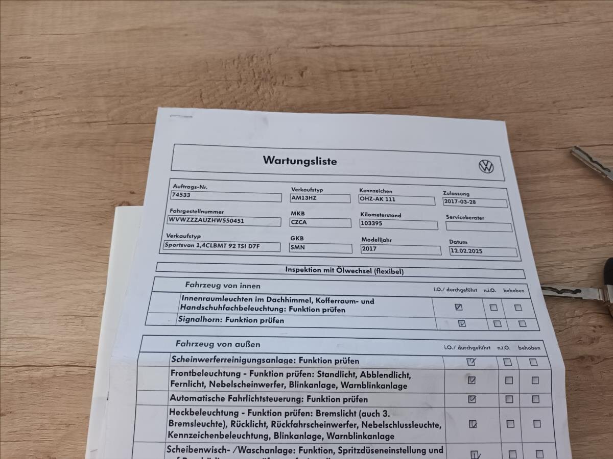 Volkswagen Golf Sportsvan MPV 1,4 l 92 kw