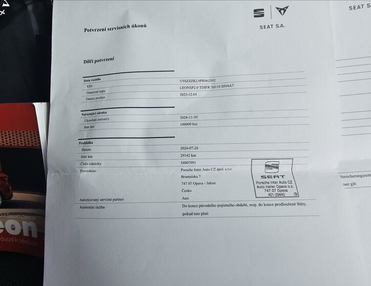 Seat Leon Kombi 2,0 l 110 kw