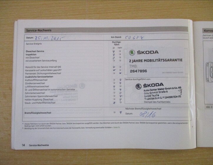 Škoda Octavia Kombi 2,0 l 110 kw