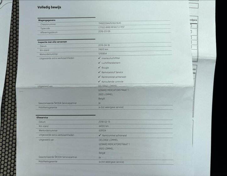 Škoda Citigo Hatchback 999,0 44 kw