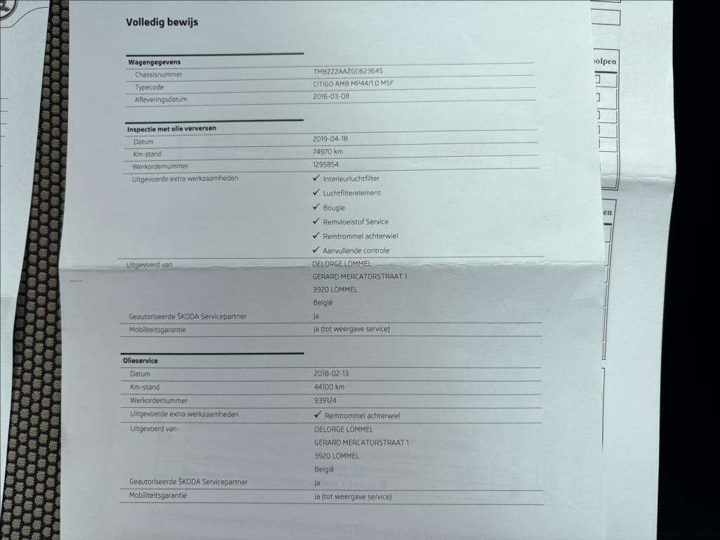 Škoda Citigo Hatchback 999,0 44 kw