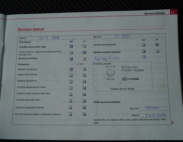 Škoda Fabia Sedan / Limuzína 1,2 l 47 kw