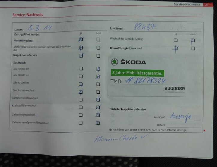 Škoda Octavia Kombi 1,8 l 118 kw