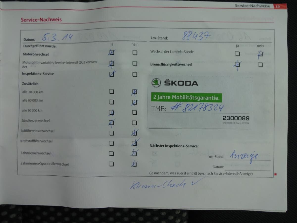 Škoda Octavia Kombi 1,8 l 118 kw