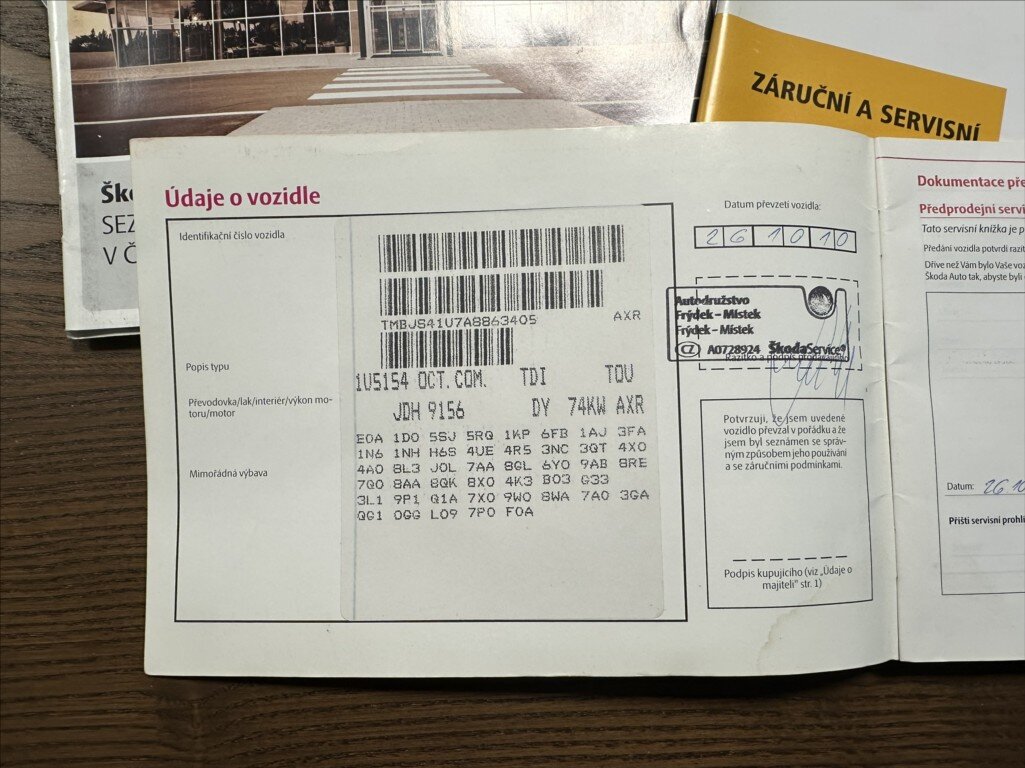 Škoda Octavia Kombi 1,9 l 74 kw