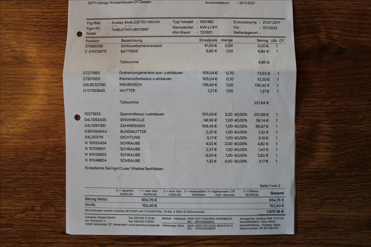 Škoda Kodiaq SUV / Terénní 2,0 l 140 kw