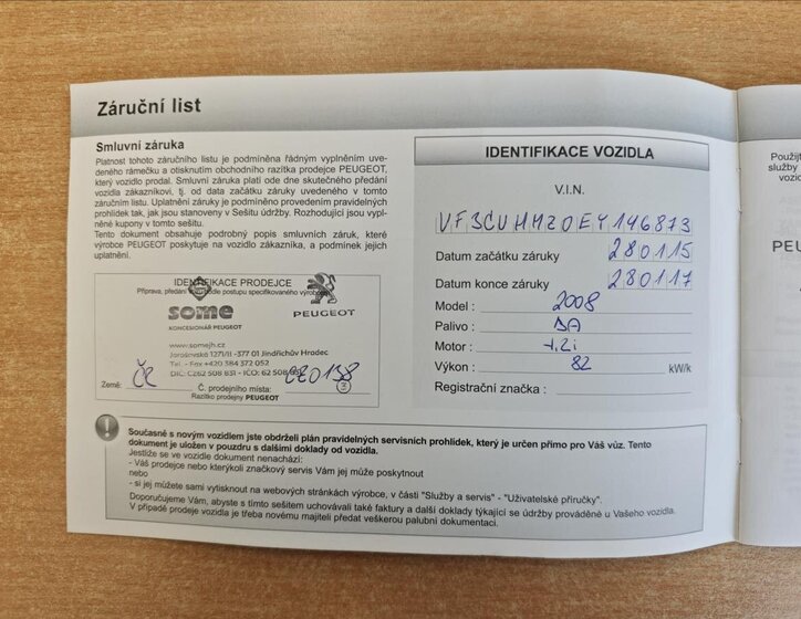 Peugeot 2008 SUV / Terénní 1,2 l 60 kw