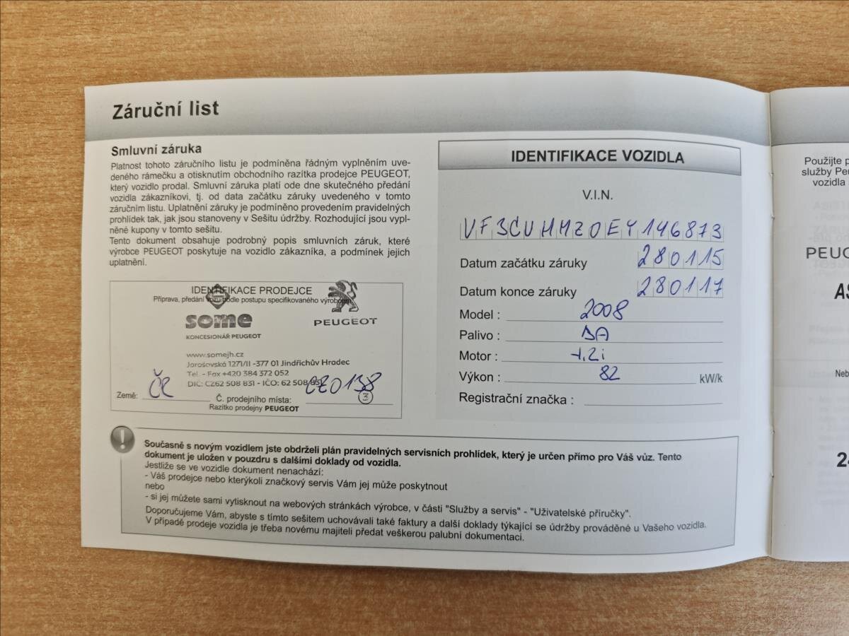 Peugeot 2008 SUV / Terénní 1,2 l 60 kw