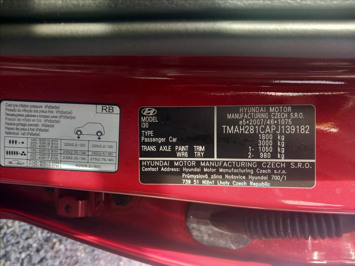 Hyundai i30 Kombi 1,5 l 80 kw