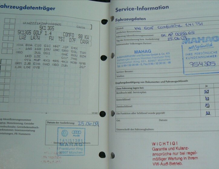 Volkswagen Golf Hatchback 1,4 l 90 kw