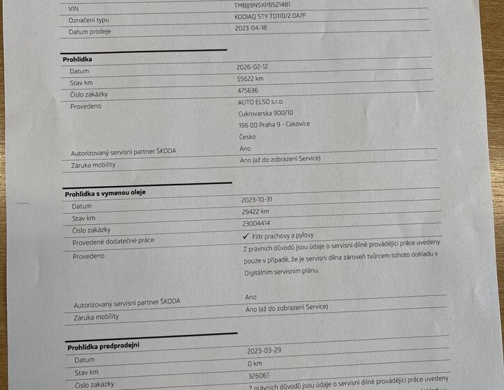 Škoda Kodiaq SUV / Terénní 2,0 l 110 kw
