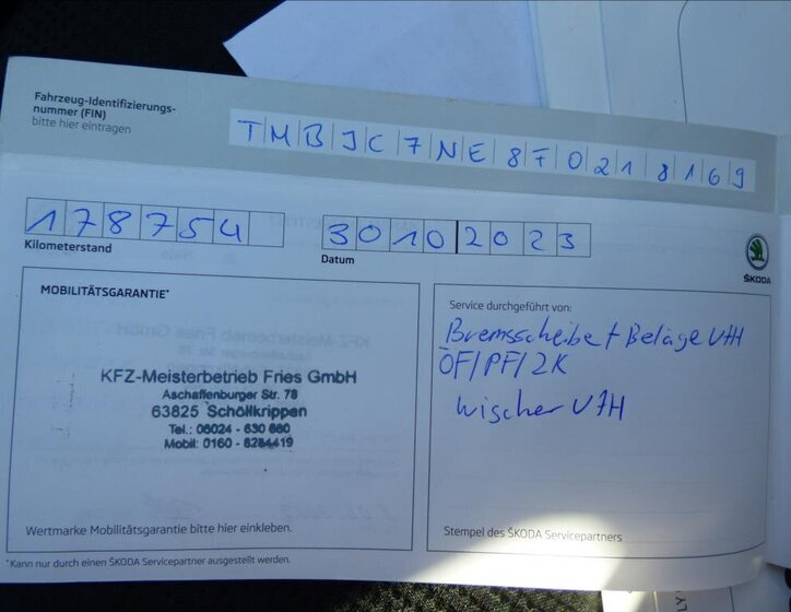 Škoda Octavia Kombi 1,4 l 103 kw