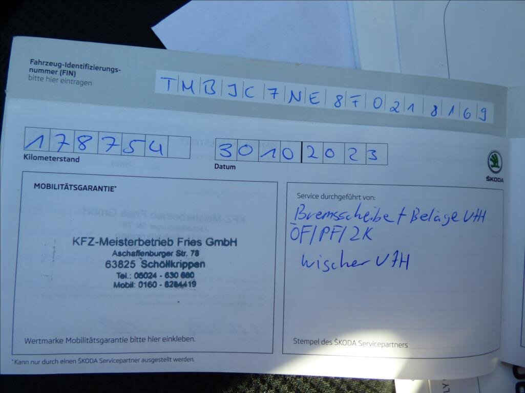 Škoda Octavia Kombi 1,4 l 103 kw