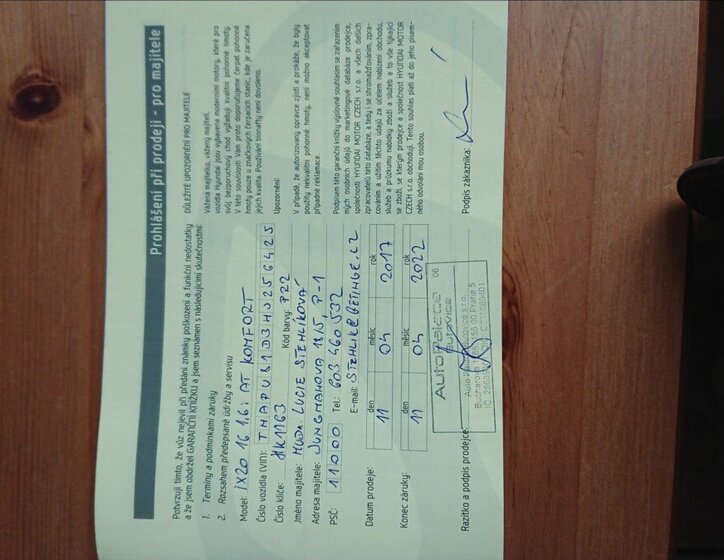 Hyundai ix20 Kombi 1,6 l 91 kw