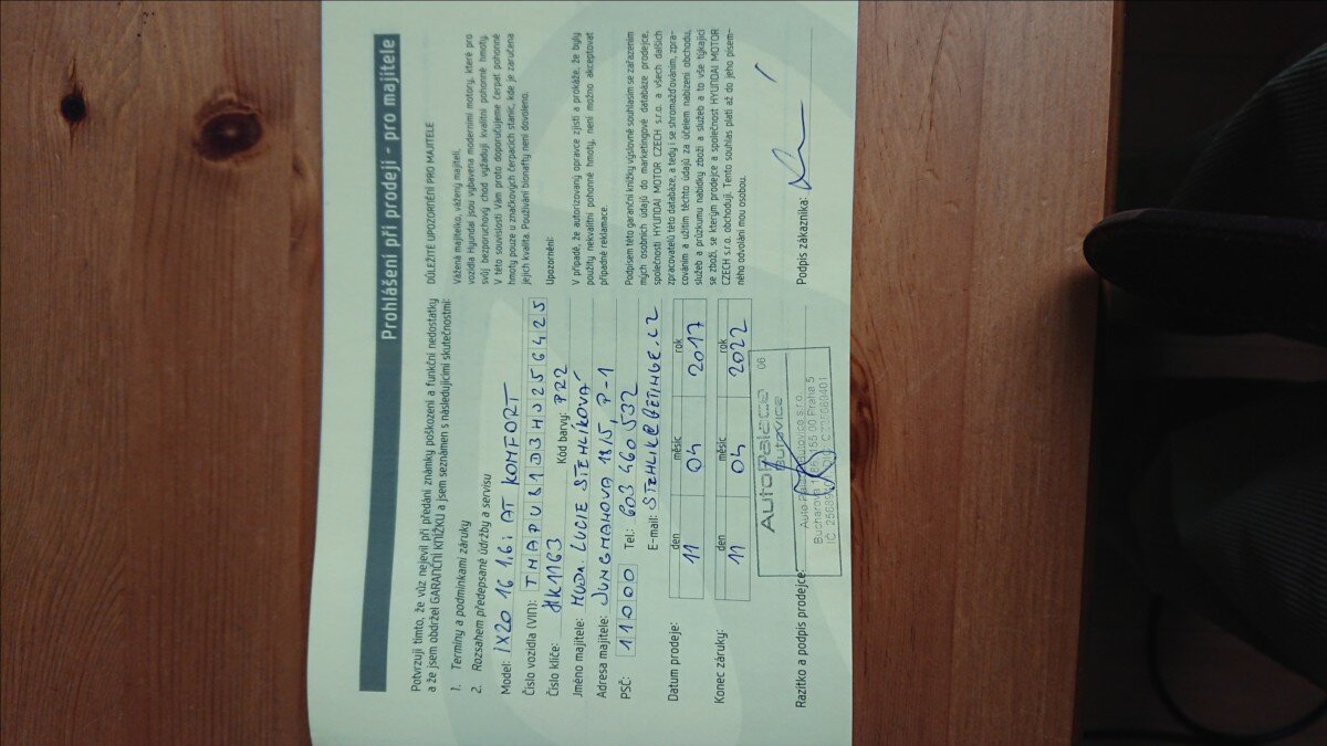 Hyundai ix20 Kombi 1,6 l 91 kw