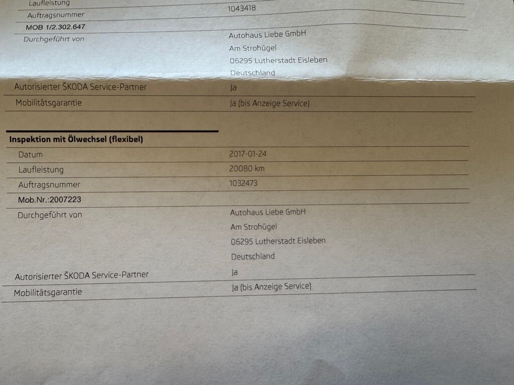 Škoda Octavia Kombi 1,6 l 81 kw