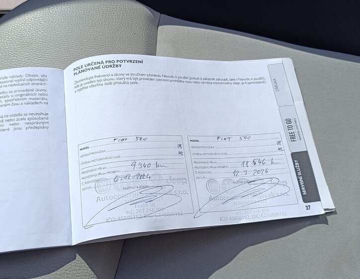 Fiat 500 Hatchback 999,0 52 kw