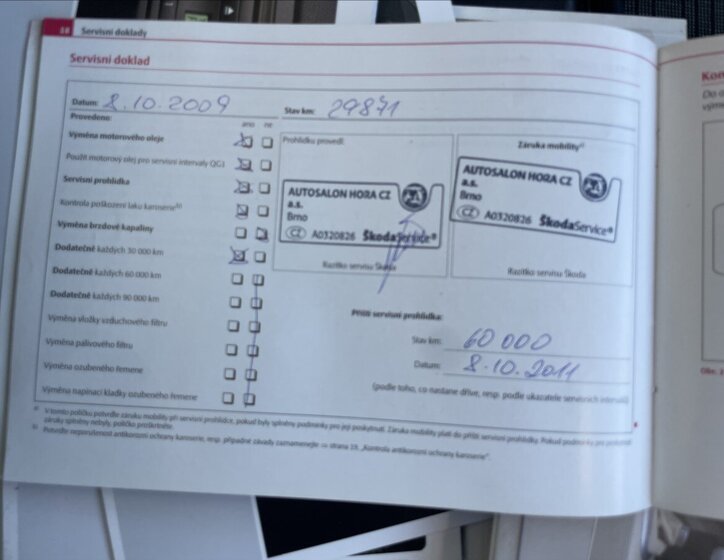 Škoda Octavia Sedan / Limuzína 1,9 l 77 kw