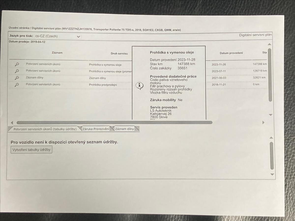 Volkswagen Transporter Kombi 2,0 l 84 kw