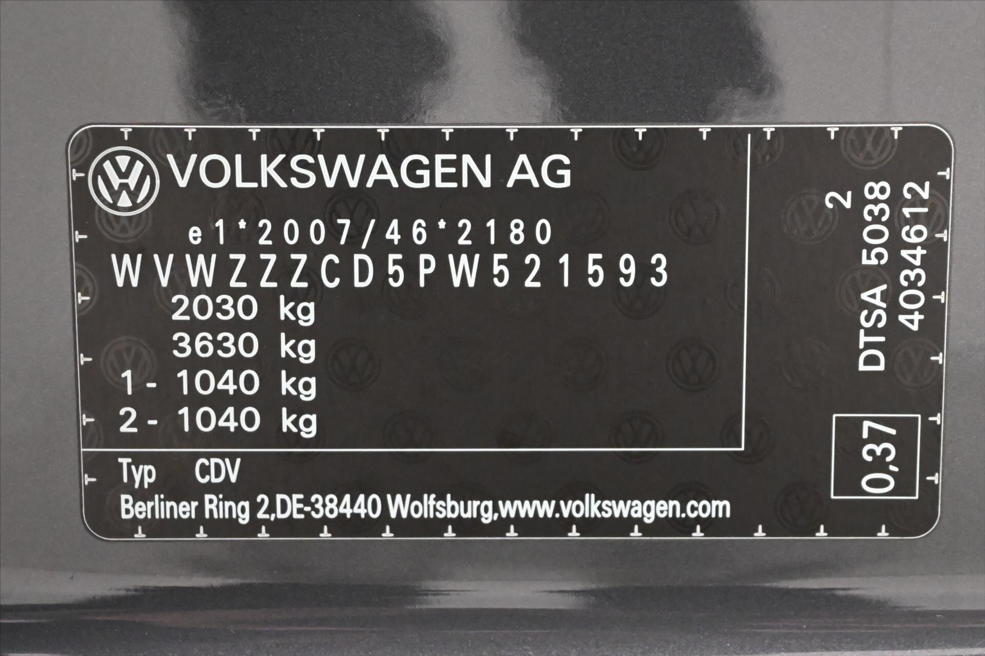 Volkswagen Golf Kombi 2,0 l 110 kw