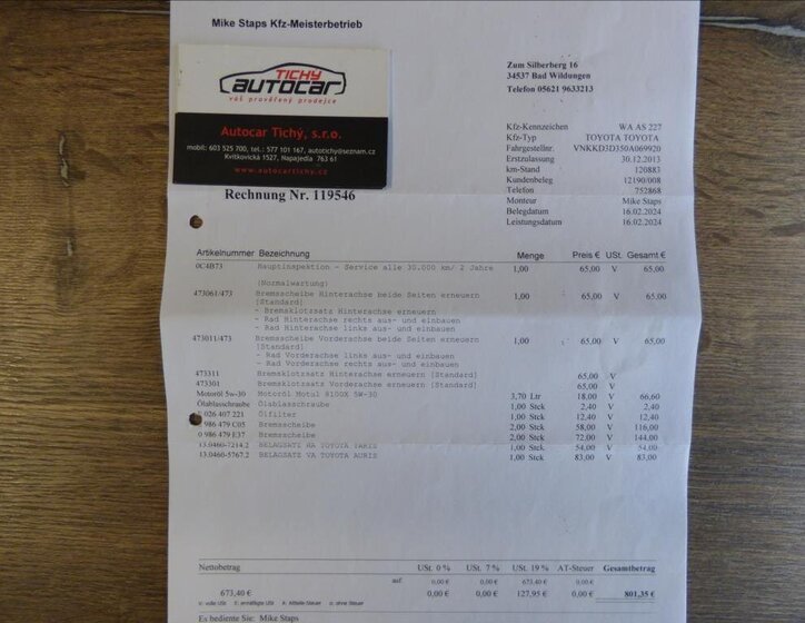 Toyota Yaris Hatchback 1,5 l 55 kw