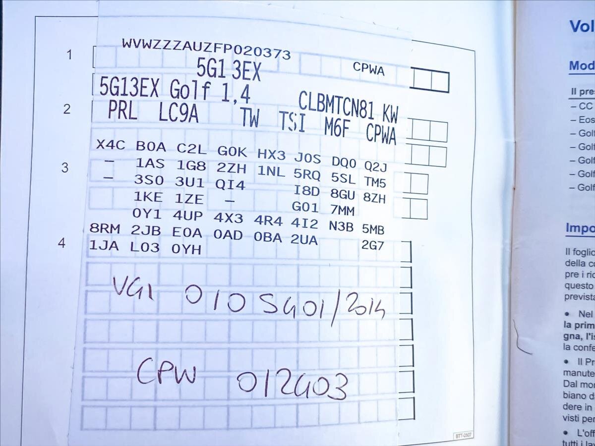 Volkswagen Golf Hatchback 1,4 l 81 kw