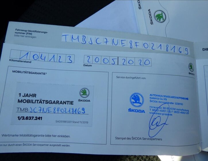 Škoda Octavia Kombi 1,4 l 103 kw