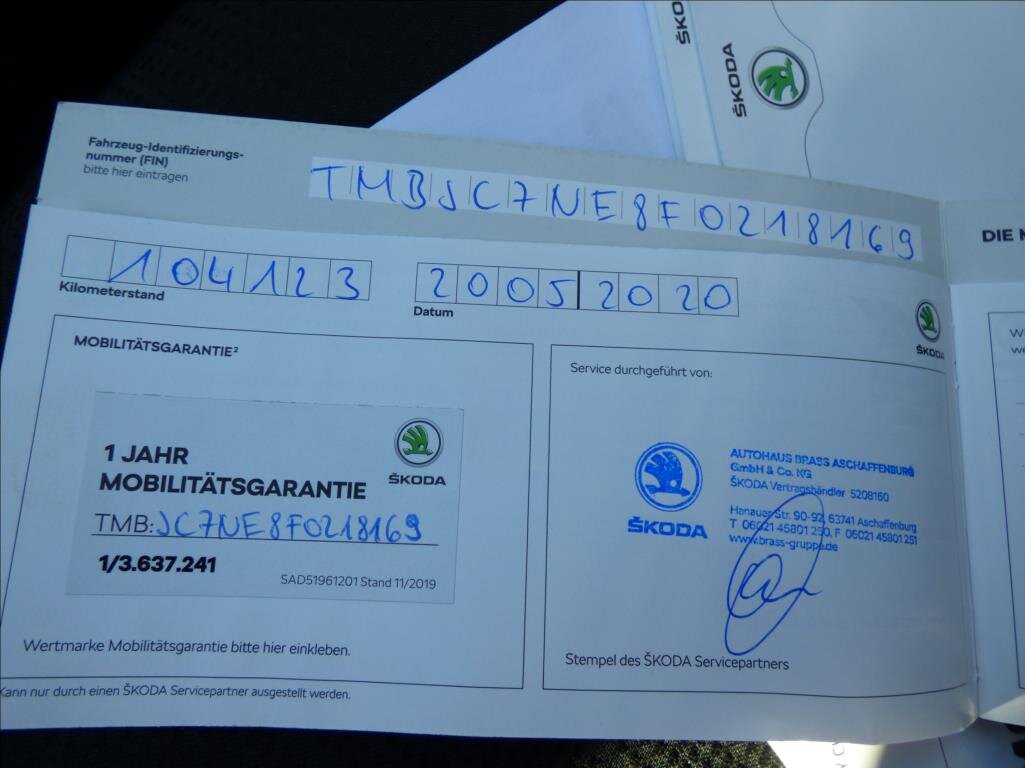 Škoda Octavia Kombi 1,4 l 103 kw