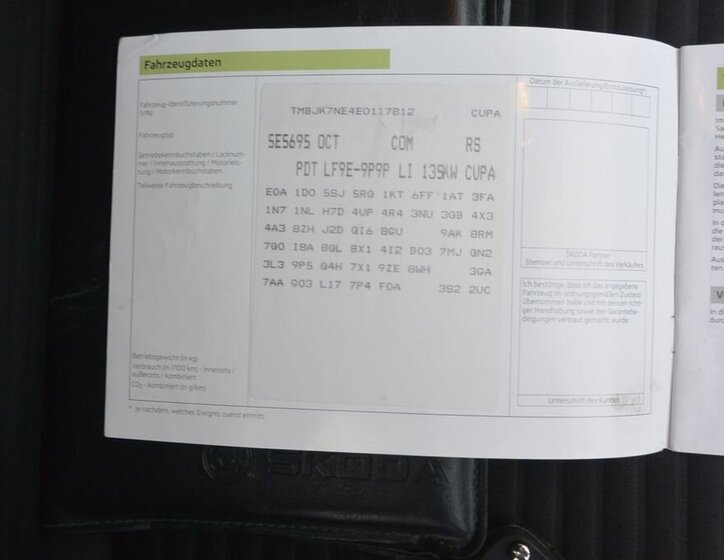 Škoda Octavia Kombi 2,0 l 135 kw