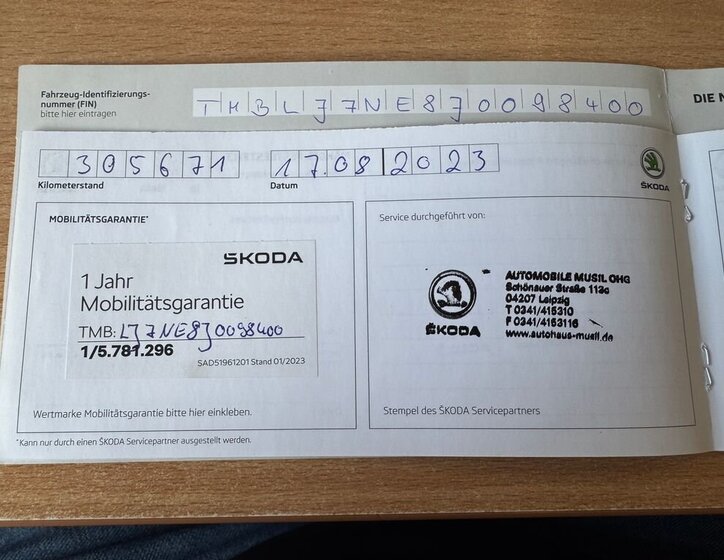 Škoda Octavia Kombi 2,0 l 110 kw