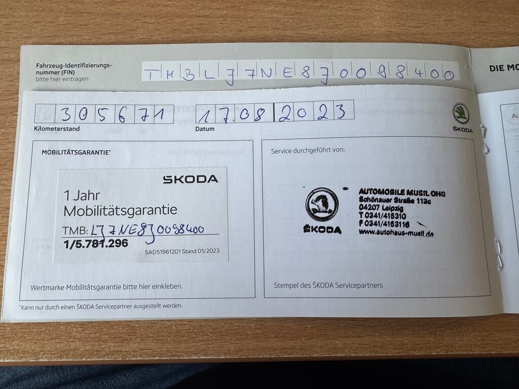 Škoda Octavia Kombi 2,0 l 110 kw