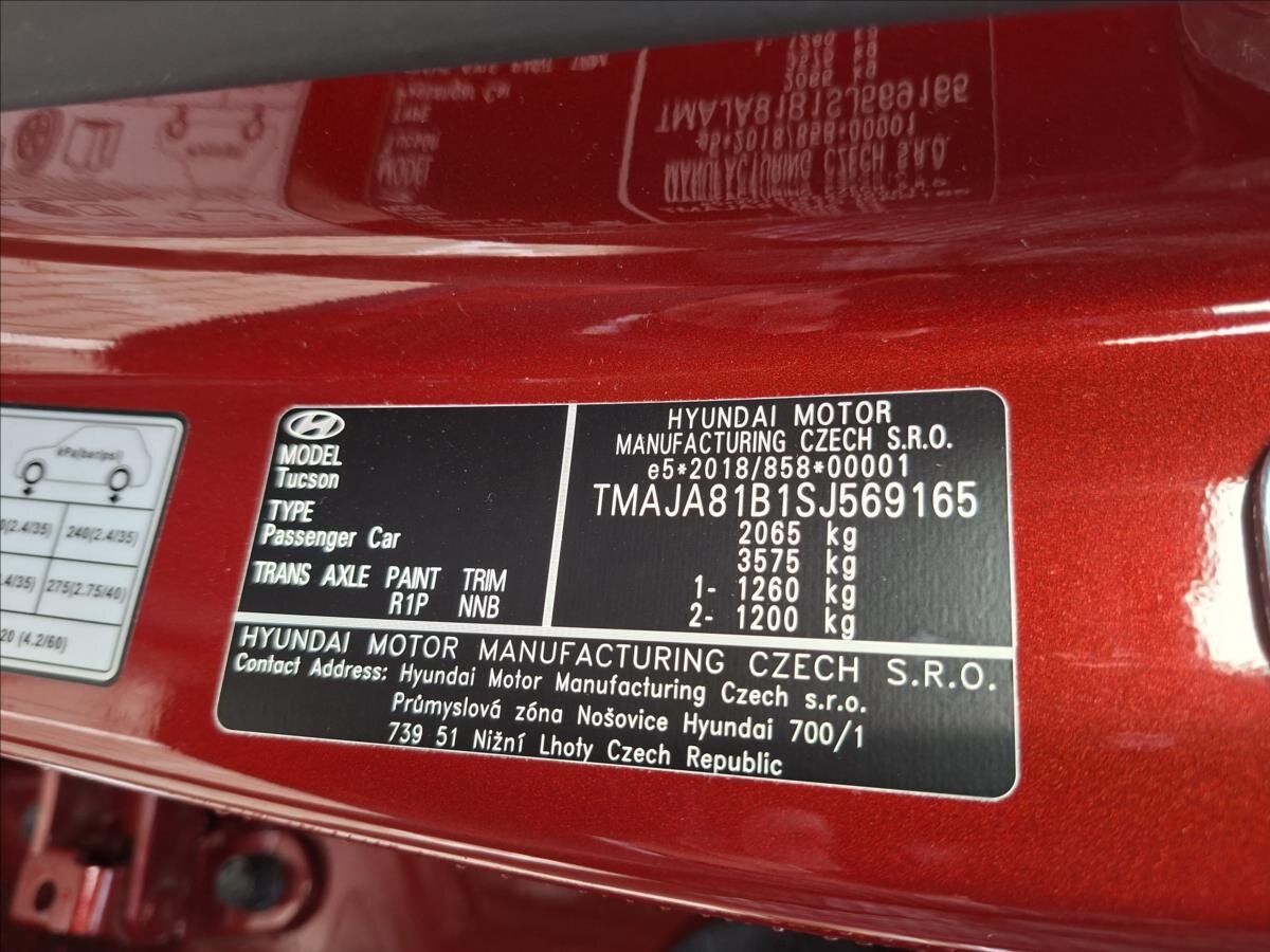 Hyundai Tucson SUV 1,6 l 117 kw