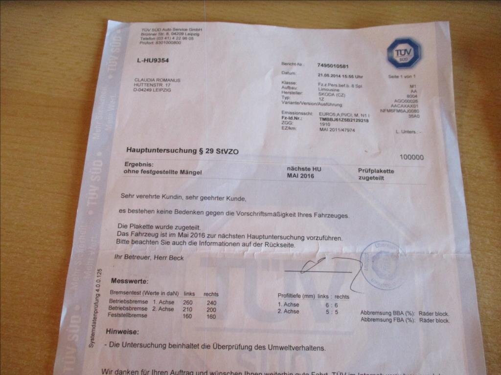 Škoda Octavia Sedan 1,4 l 90 kw