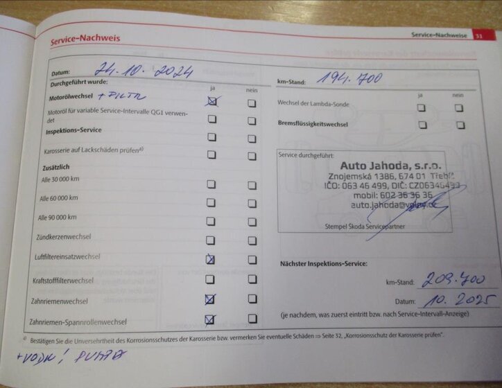 Škoda Octavia Sedan 1,4 l 90 kw