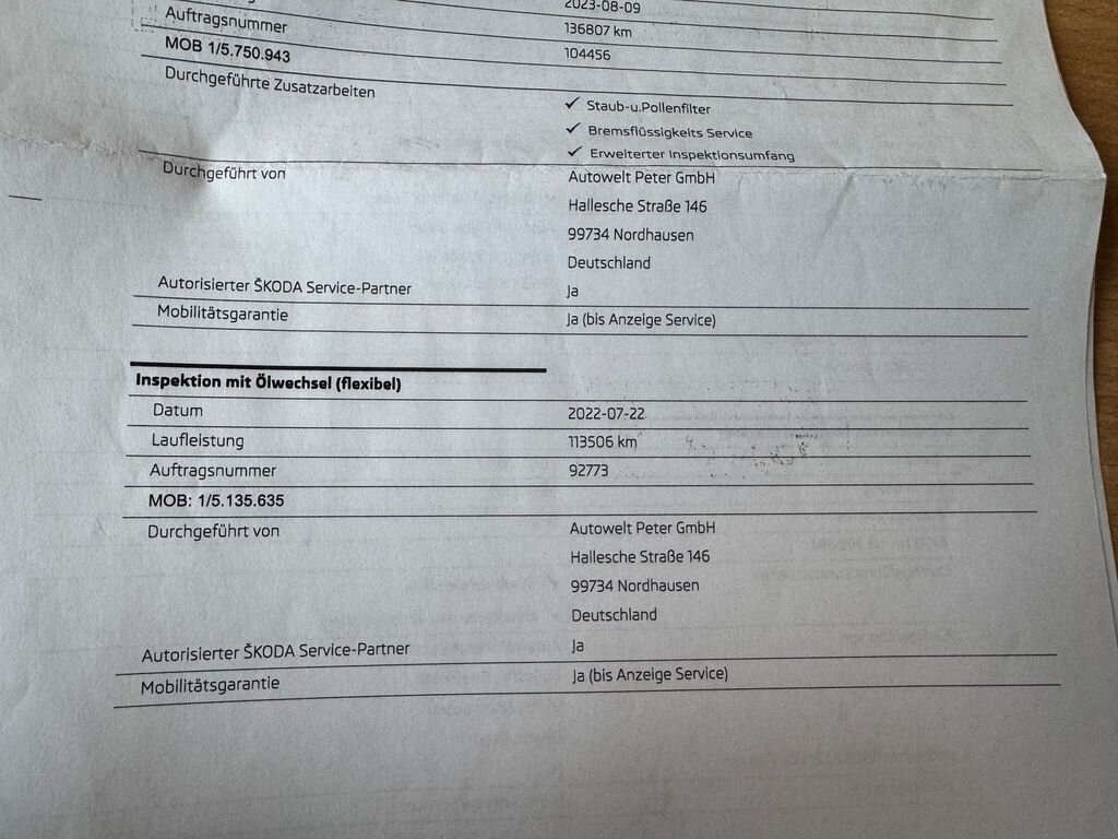 Škoda Octavia Kombi 1,6 l 85 kw