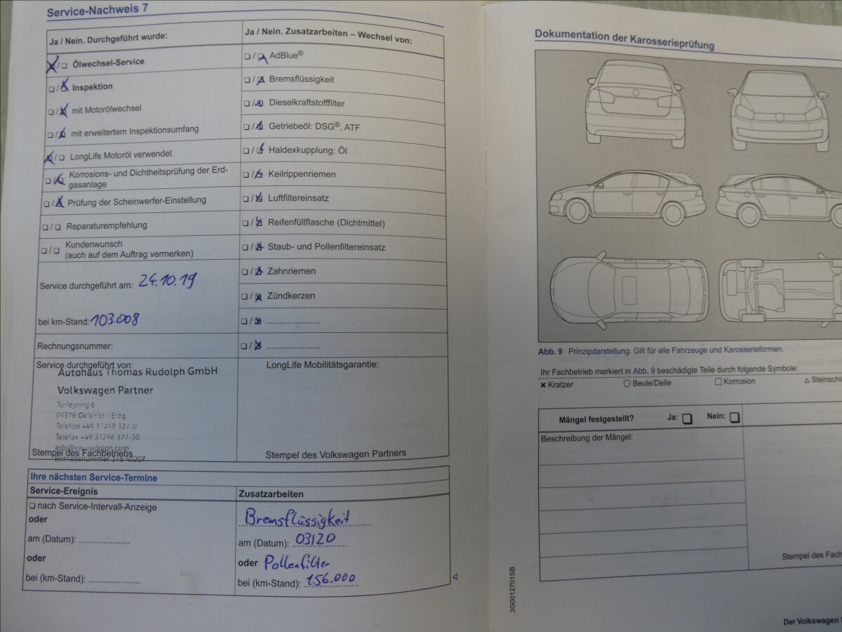 Volkswagen Golf Kombi 1,6 l 81 kw