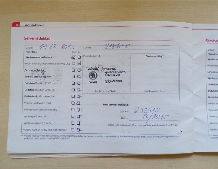 Škoda Octavia Sedan / Limuzína 1,8 l 118 kw