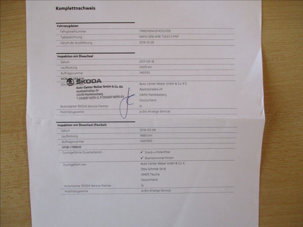 Škoda Rapid Hatchback 1,2 l 63 kw