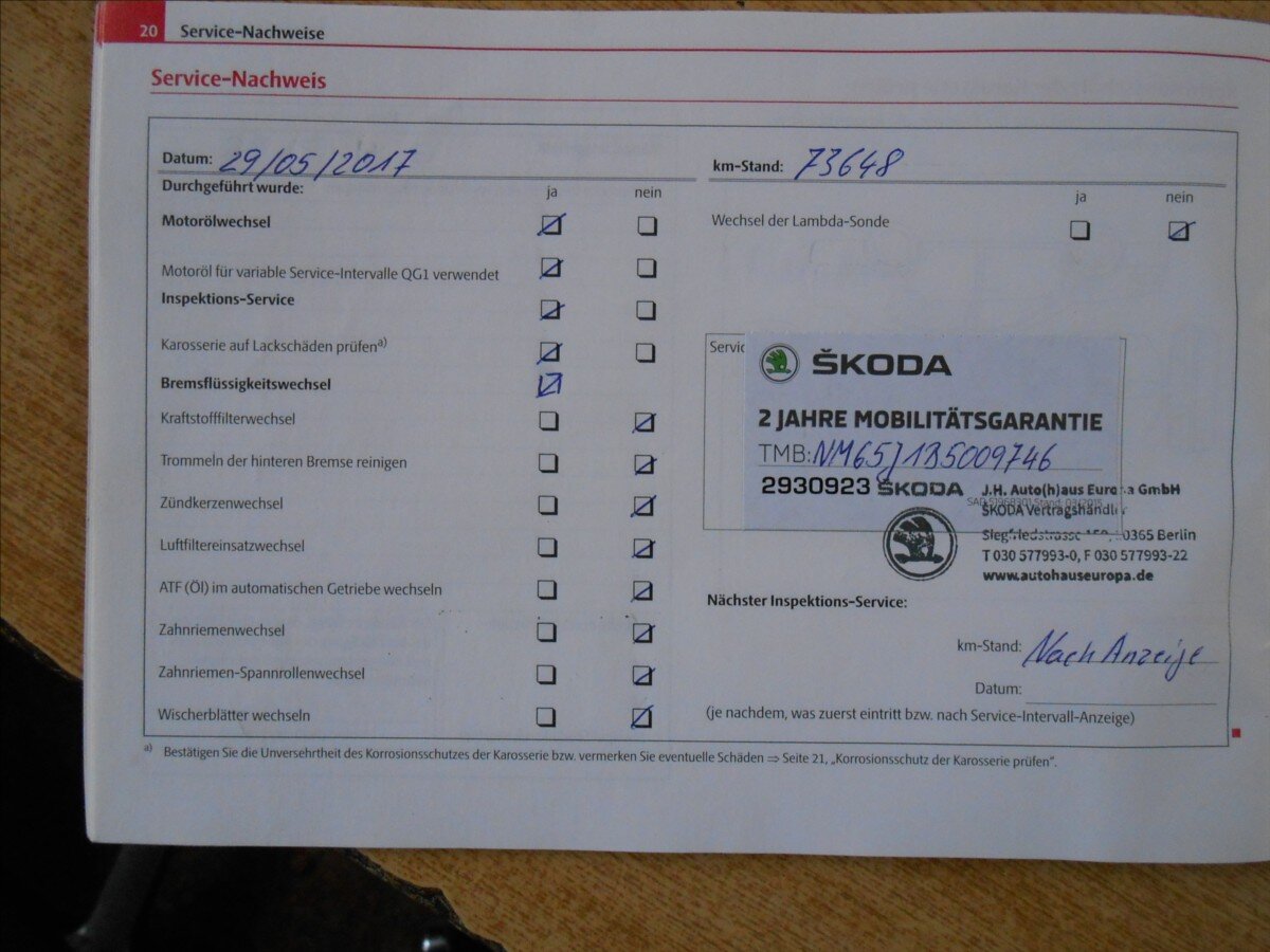 Škoda Roomster Kombi 1,2 l 63 kw