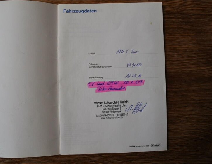 BMW Řada 1 Hatchback 2,0 l 150 kw