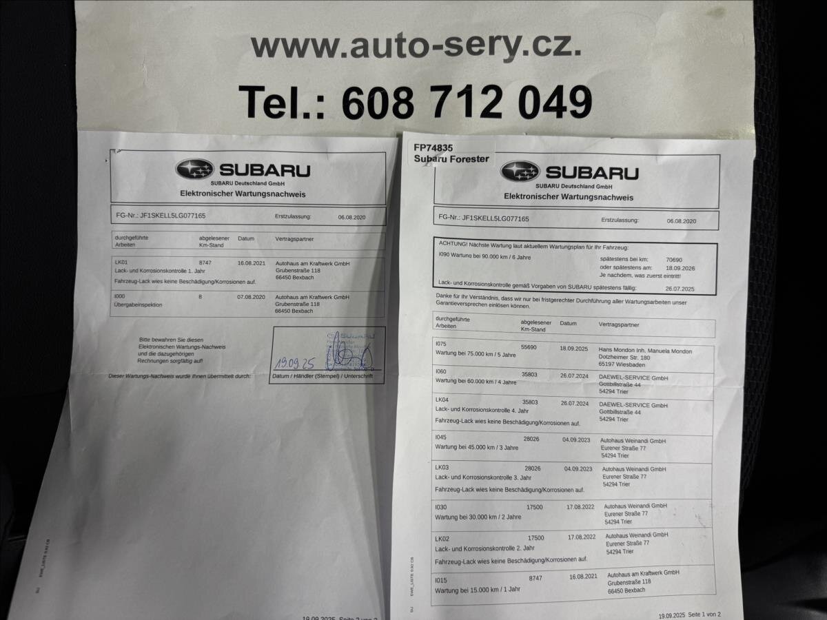 Subaru Forester SUV / Terénní 2,0 l 110 kw