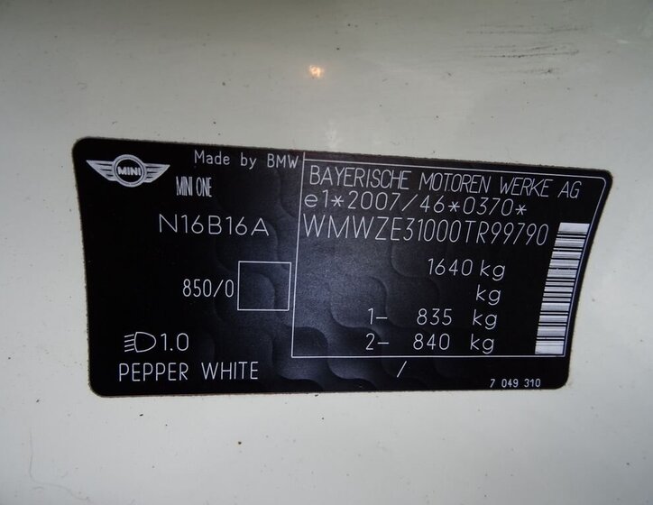 Mini Clubman Kombi 1,6 l 72 kw